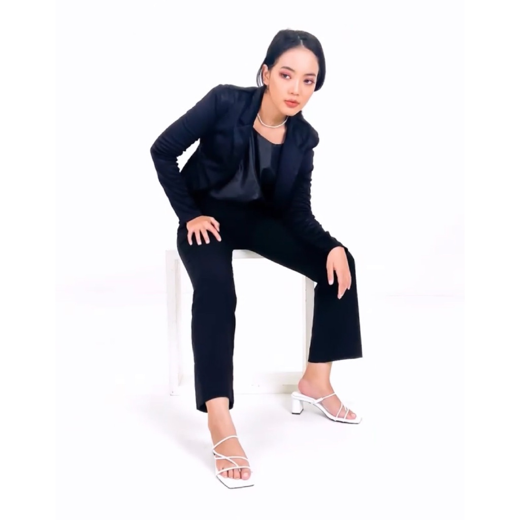 FOI Talia 5 cm Block Heels Sandal Tali Wanita