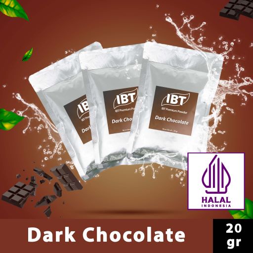 

Bahan Minuman Bubuk Dark Chocolate Coklat IBT All-Purpose Powder Sachet