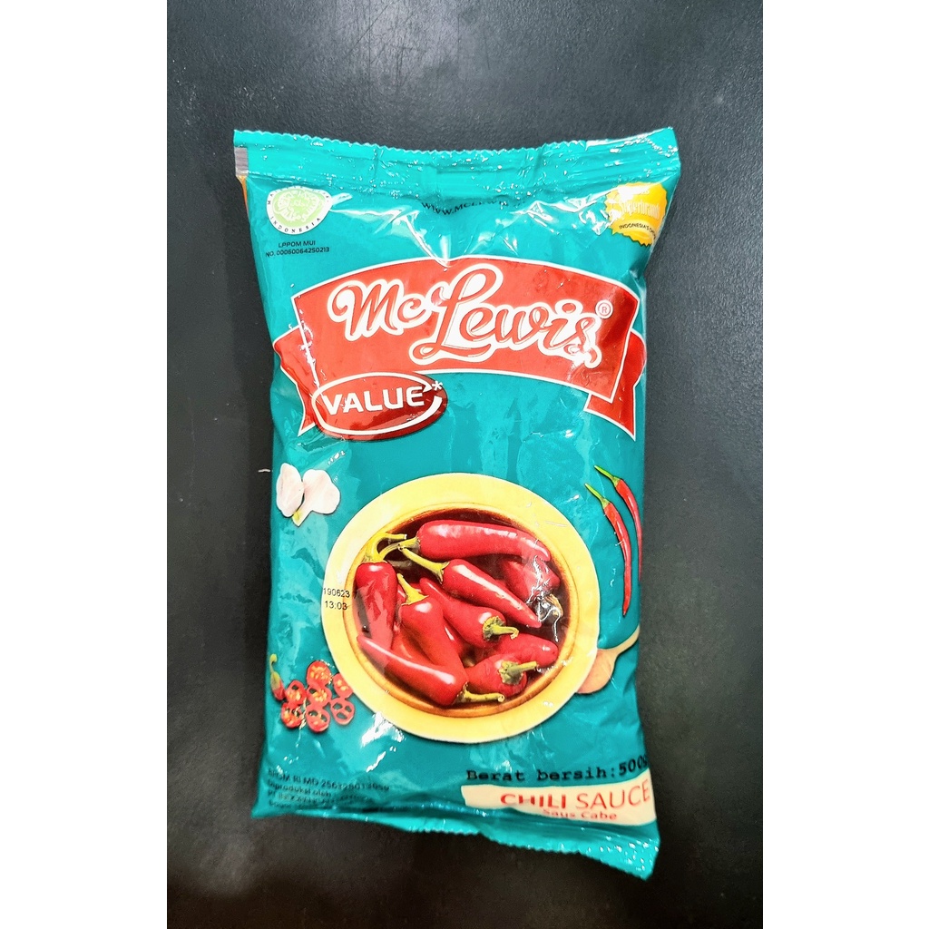 

Mc Lewis Bag Saus Sambal/Saus Tomat Bag 1kg