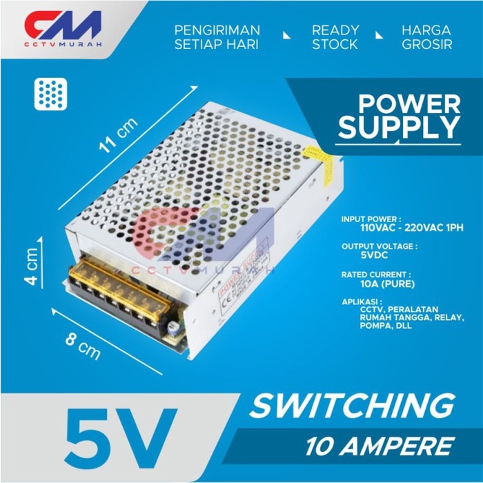 Power Supply Power Supply 5V/10A Switching