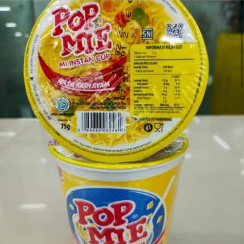 

Pop Mie Kuah Mi Instan Cup 75 Gr (1 pcs)