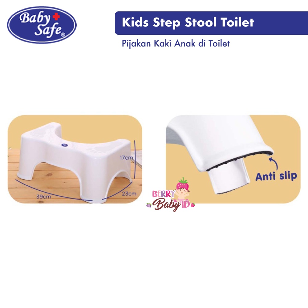 Baby Safe Kids Step Stool Toilet Anak Pijakan Kaki Anak Anti Slip Berry Mart