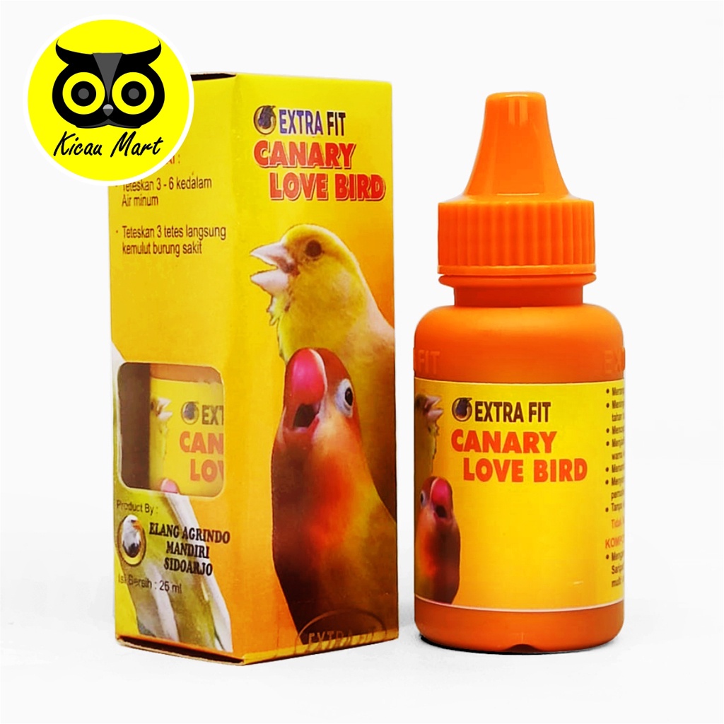 Vitamin Obat Burung Kenari Lovebird Extra Fit Extrafit Canary Lovebird Penambah Power Gacor Ngekek Konslet