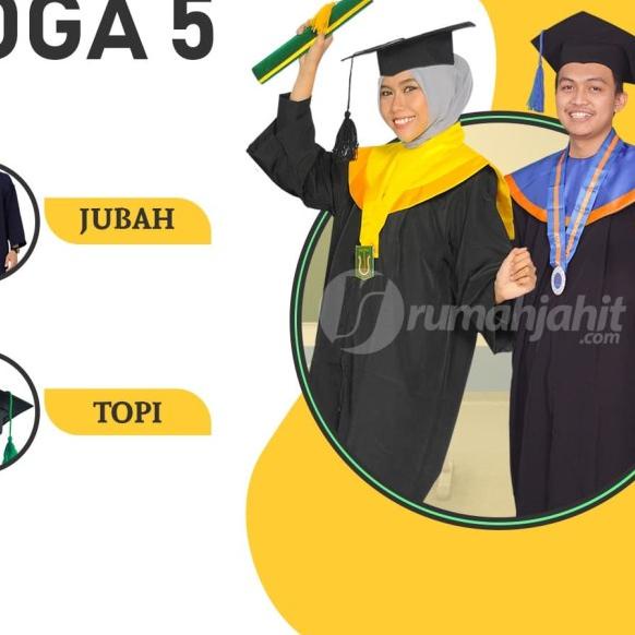 Jual toga wisuda/Paket toga wisuda / perlengkapan wisuda / - Paket Toga 5