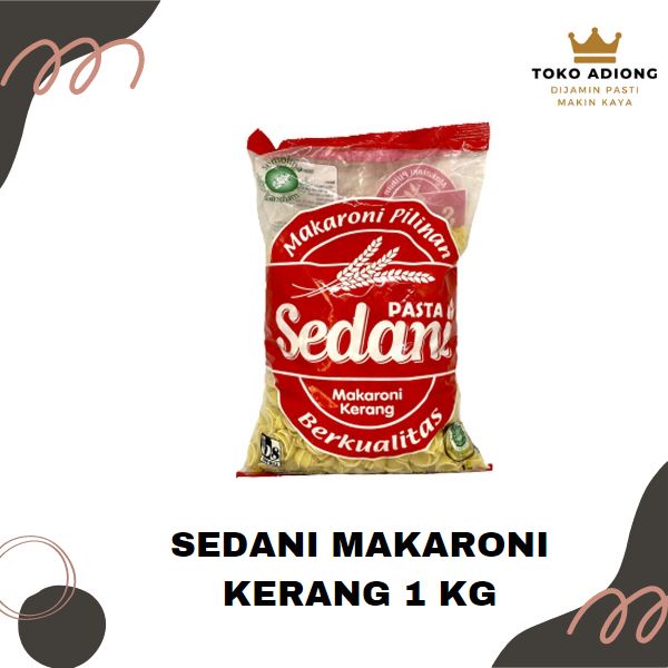 

SEDANI - MACARONI KERANG - 1 KG - PASTA SIAP GORENG