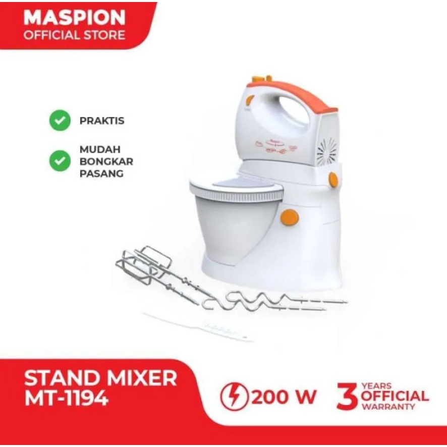 Stand / Hand Mixer Maspion MT-1194 / MT1194 / MT 1194