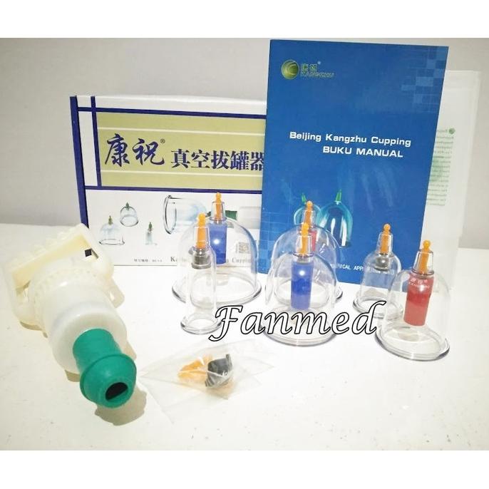 Bekam Kangzhu Cupping Kit - Alat Kop / bekam / 6 Cop