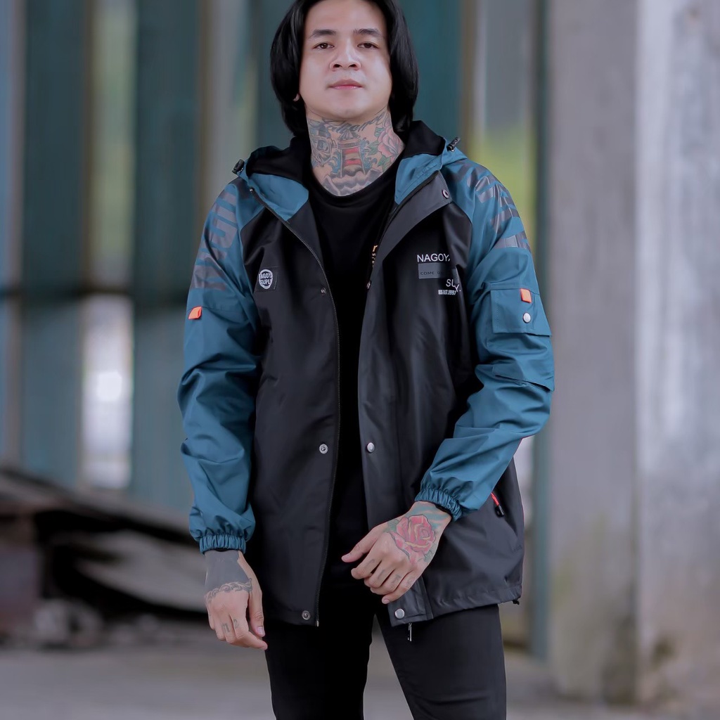 Jacket Windbreaker Nagoya- Outerwear Original Distro- Jaket Parasut Anti air