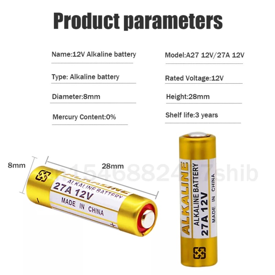 Baterai Batre Battery batrai Gp Super 23A / 27A Gp Super Alkaline
