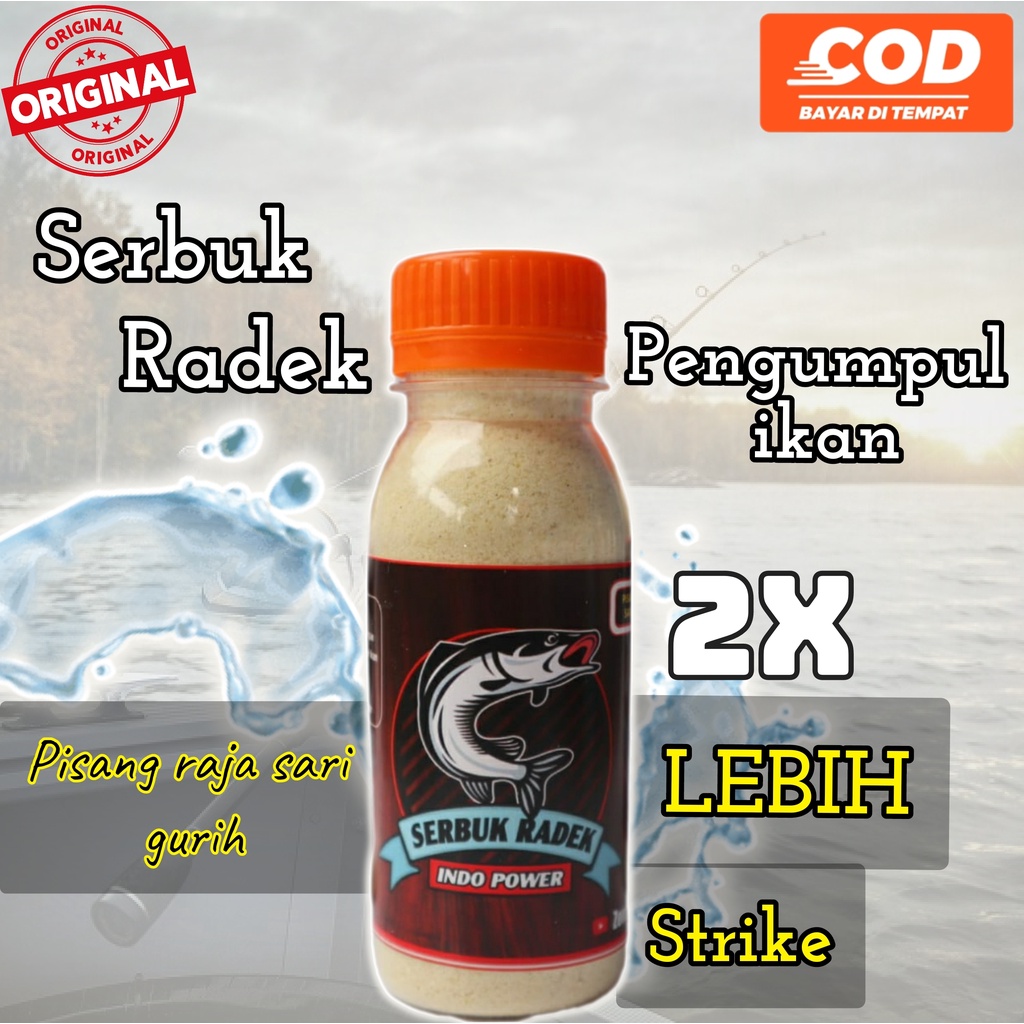 [ BISA COD ] READY STOCK SERBUK RADEK PERANGSANG IKAN MAS - AROMA PISANG RAJA SARI GURIH