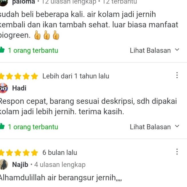 BioGreen Probiotik Lele BlueGreen Biotech