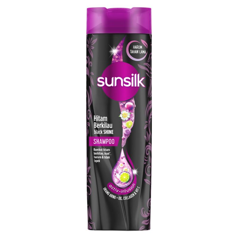 Sunsilk Hitam Berkilau Black Shine Shampo 320
