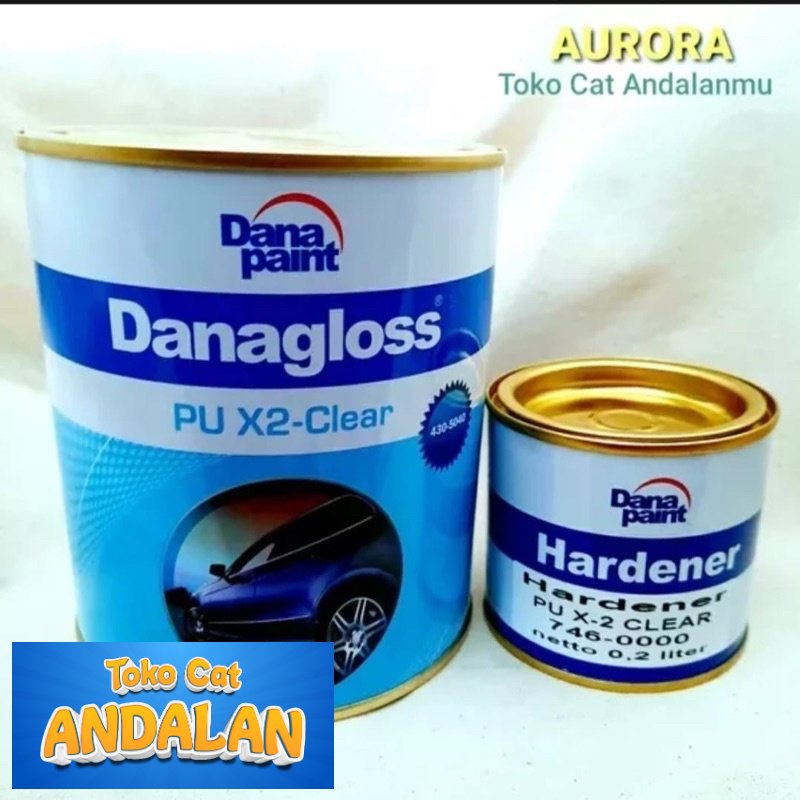 

Toko Cat Andalan - CLEAR DANAGLOSS PU X2 1L klir vernis pernis anti gores dana paint danaglos glossmengkilap Toko Cat Andalan Motor dan Mobil