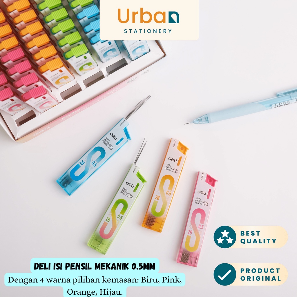 

Deli E7003 Isi Pensil Mekanik- 0.5mm