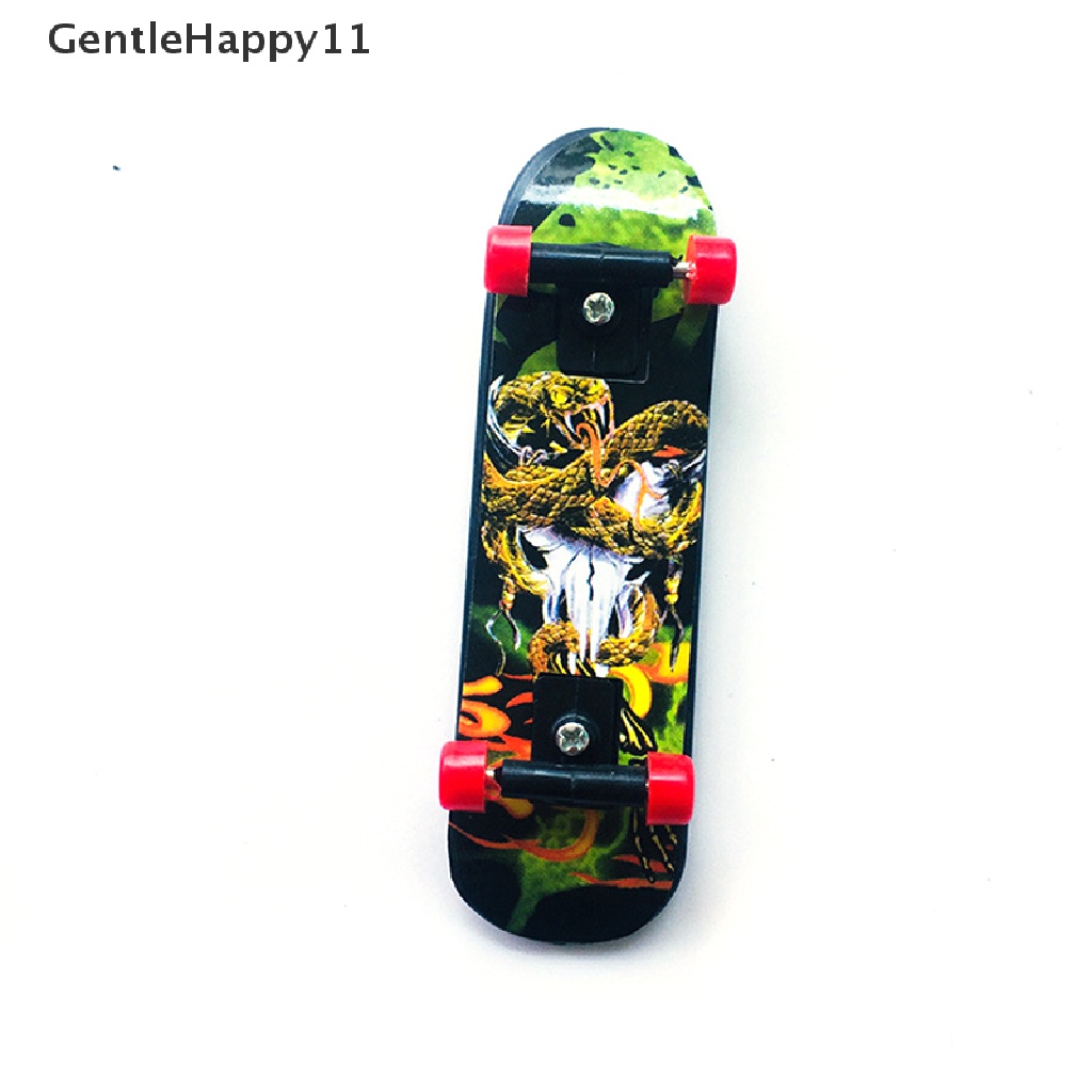 Gentlehappy 1pc Fingerboard Mini Creative Fingertips Skateboard Jari Plastik Skate Scooter id