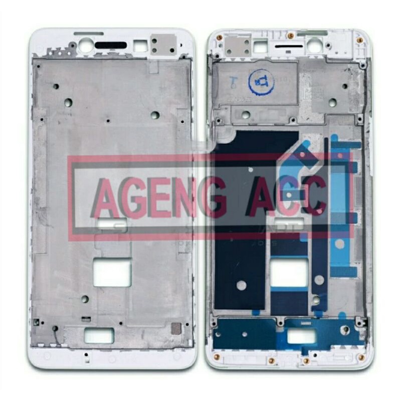 Frame Bazel Tulang Tengah Tatakan LCD Oppo A37 A37F Original Putih