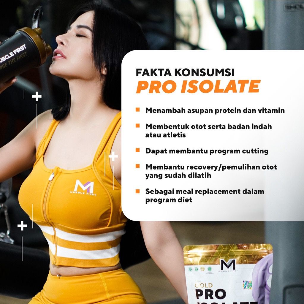 M1 Muscle First Gold Series Pro Isolate 5lbs 5 lbs 2.25 kg Susu Whey Protein Isolate Diet