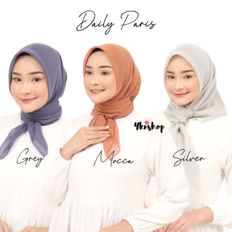 Jilbab Segiempat Paris / Daily Paris