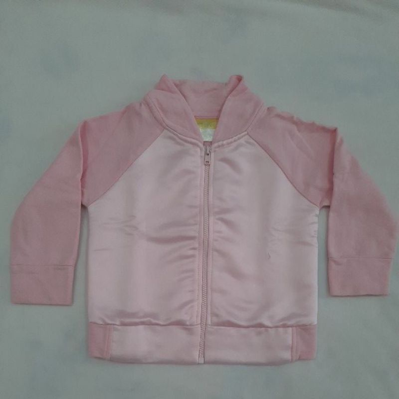 PRELOVED JAKET ANAK BABY PINK "EYKA"
