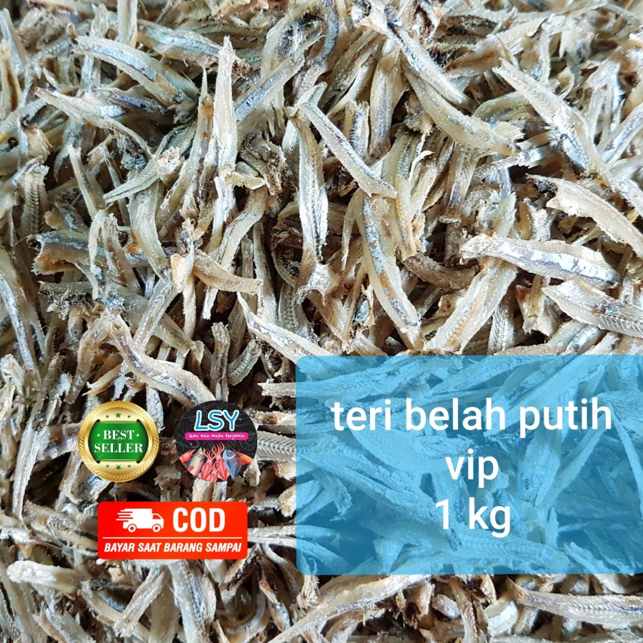 

ikan asin teri belah putih vip/ jengki belah vip 1kg