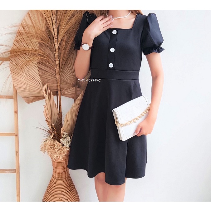 DRESS SCUBA SHEYLA/DRESS KOREA/DRESS CASUAL WANITA