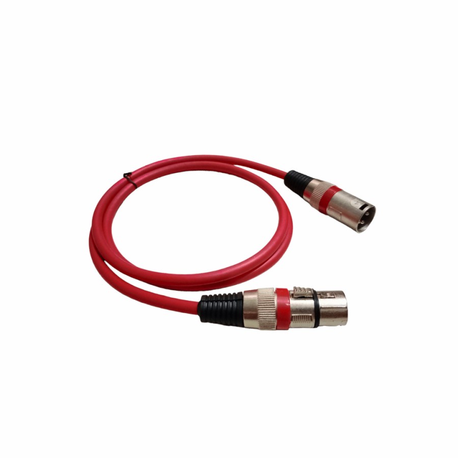 Kabel Canare Canon Xlr Male ke Female Kabel Merah 6 meter - 10 meter