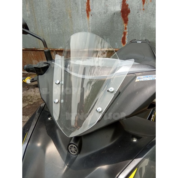 WINDSHILED AEROX TYPE SPORTY V2 VISOR AEROX  TYPE SPORTY V2 TEBAL 3MM
