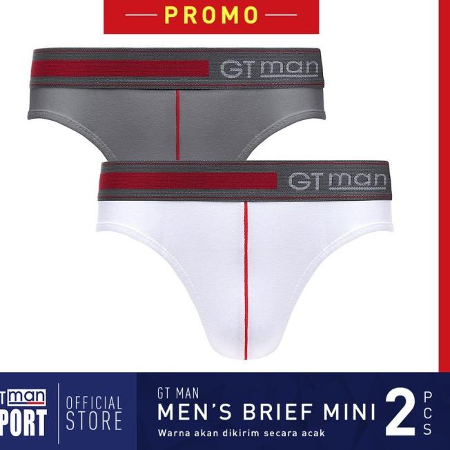 Celana Dalam Pria GT MAN GTER Isi 2 Pcs - Briefs Men Underwear - L