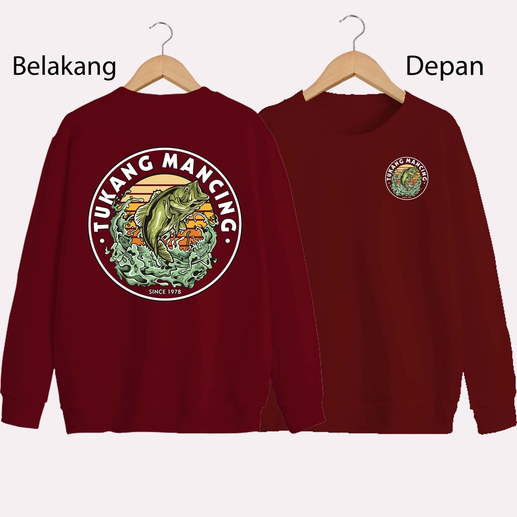 SWEATER UNISEX DB MANCING MANIA 02 PRIA DAN WANITA  SWEATER JUMBO