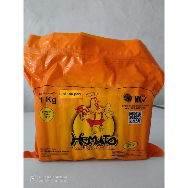Hemato Sosis Ayam 1kg isi 40