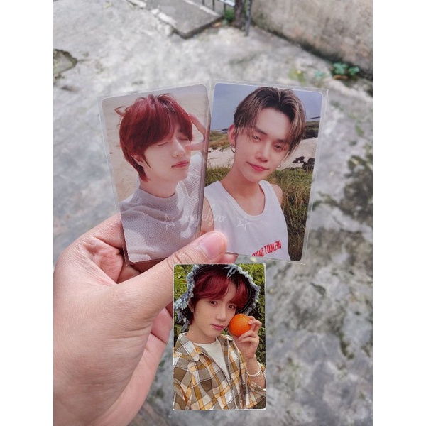 Beomgyu Sky Blue Tangerine Farm Yeonjun Sunrise Red Midsummer TXT