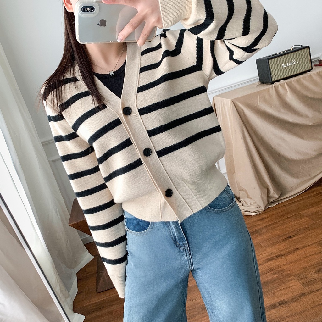 Camilla Sweater Rajut - Cardigan Korean Knit - Atasan Wanita Import TM(CX1679)