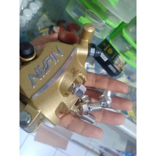 baut banjo kaliper nissin samurai stenless 2 kunci
