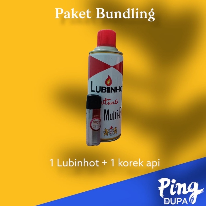 Paket Bundling Lubinhot Isi Ulang Korek Api Gas Korek Api G2000 Motif Kualitas Premium