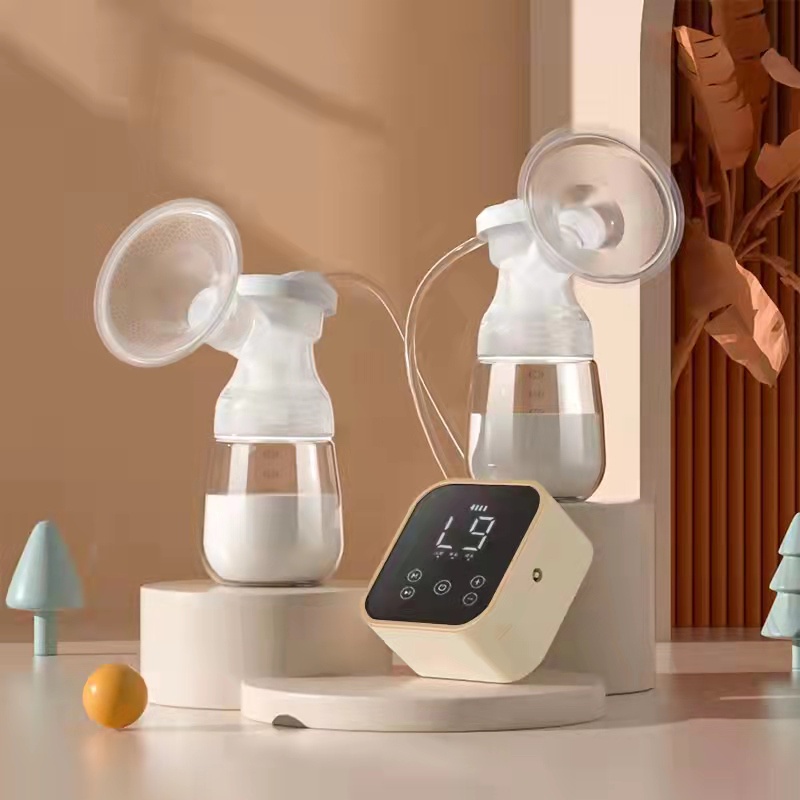 Mmflight Double Pompa Asi Elektrik Rechargeable Breast Pump Electric Portable