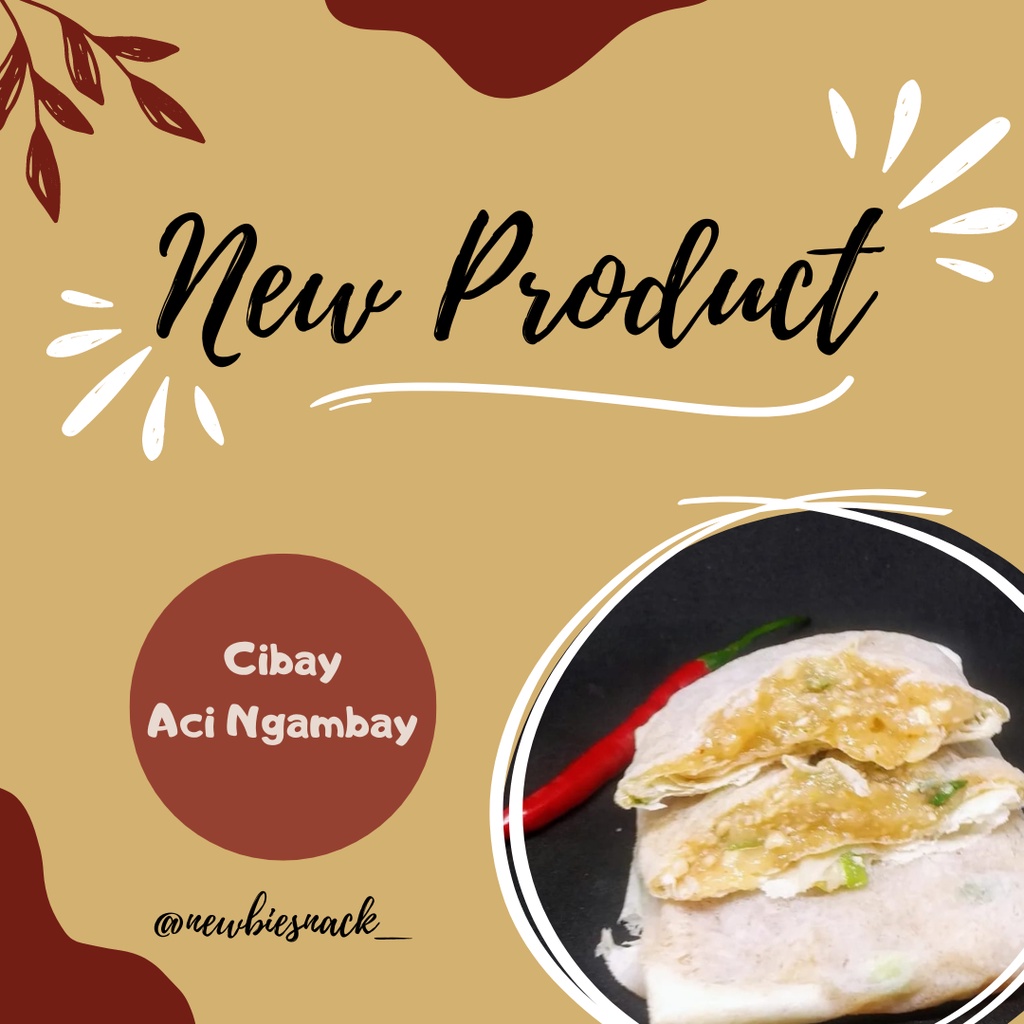 Cibay bandung NEWBIE SNACK isi 8