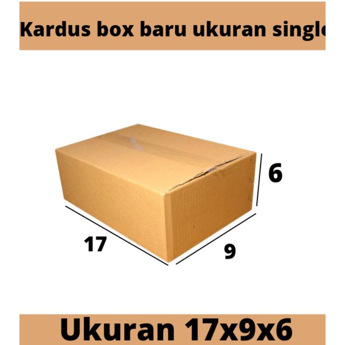 

Termurah Kardus Polos Box Uk 17x9x6