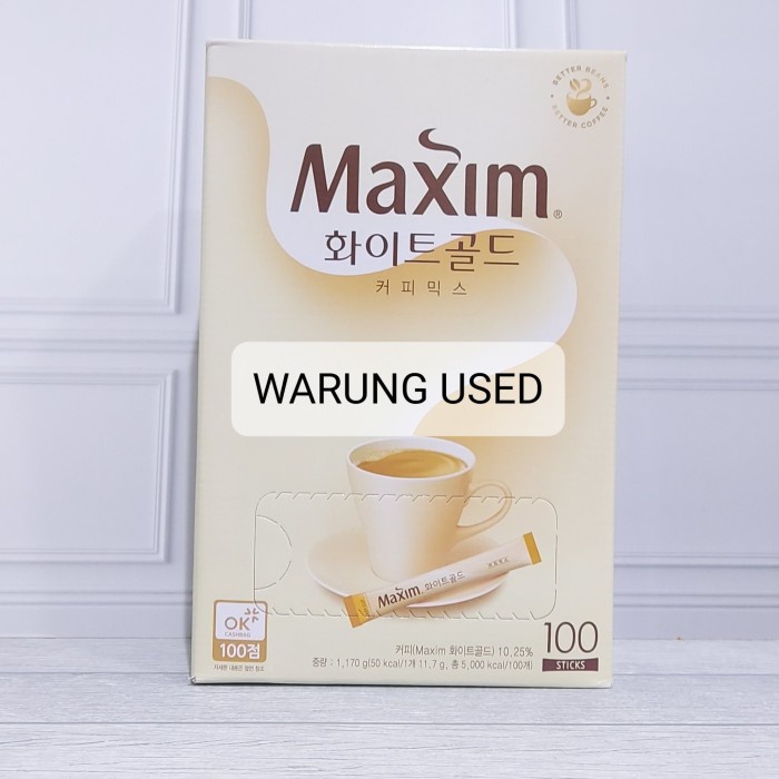 

MAXIM KOREA COFFEE MOCHA GOLD / ORIGINAL / WHITE GOLD 100PC MADE KOREA