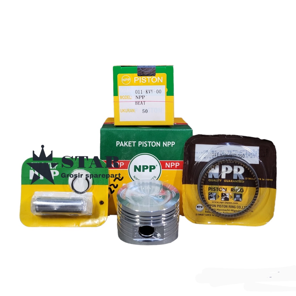 PISTON KIT / SEHER PAKET BEAT KARBU KVY / SCOPY / SPACY NPP