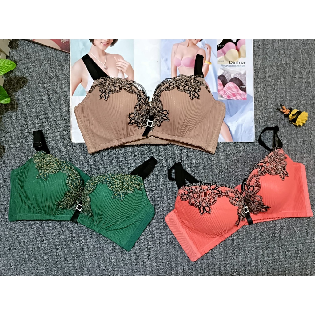 BRA / BH WANITA 8027 KAWAT SIZE 32-36 KAIT 3 TERDAPAT 3 WARNA PAKAIAN DALAM WANITA IMPORT