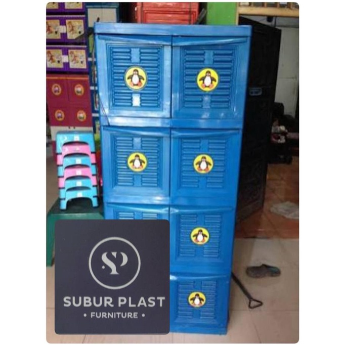 

lemari plastik lemari pakaian susun 4 JADUL tapi KOKOH stock ready