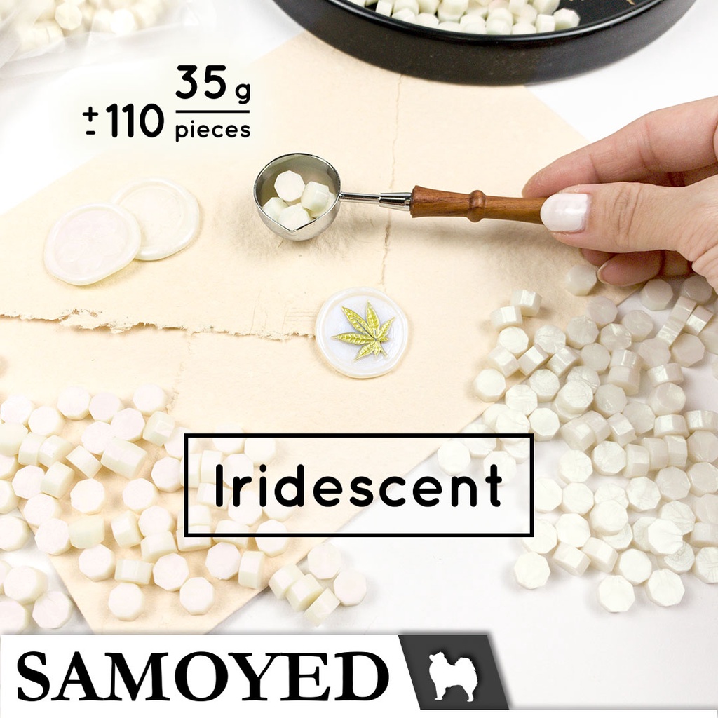 

SAMOYED WXBD-35 Lilin Segel / Stempel Surat / Undangan / Seal / Sealing Wax Beads Iridescent / Harmony 35 g