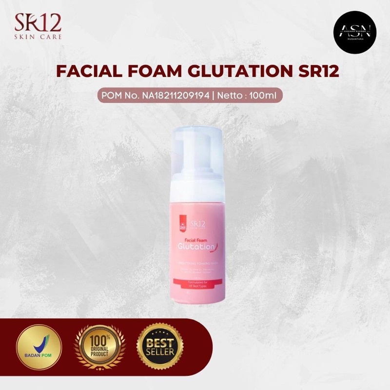FACIAL FOAM GLUTATION SR12 / SABUN WAJAH GLUTATION