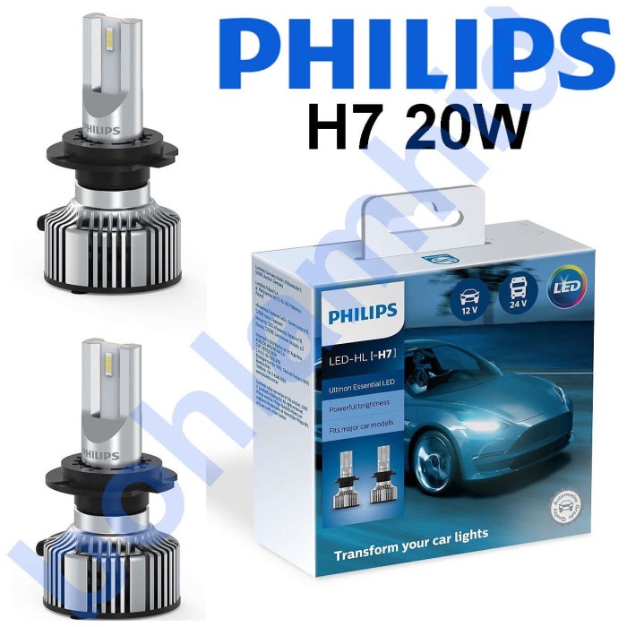 LAMPU LED H7 PHILIPS ULTINON ESSENTIAL G2 Bohlam Putih
