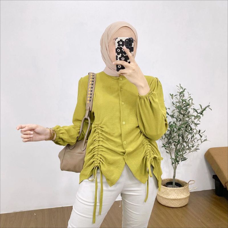 BERICA BLOUSE CRINKLE AIRFLOW / BLOUSE SERUT