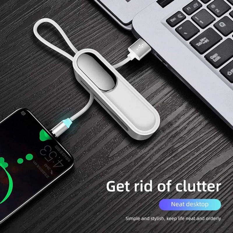 3 In 1 Kabel Data / Charger Micro USB / Type c Fast Charging Portable Universal Untuk iPhone