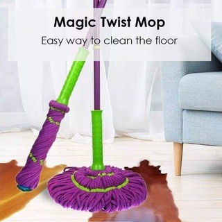 COD Alat Pel Lantai Putar Otomatis bagus Magic Twist Mop Twist MOP Set Alat Pel Otomatis Alat Pel Praktis Alat Pel Magic termurah home