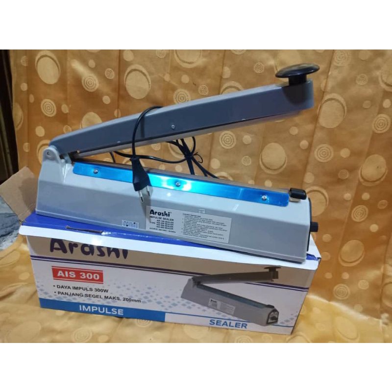MESIN PRES IMPULSE SEALER 300MM ARASHI