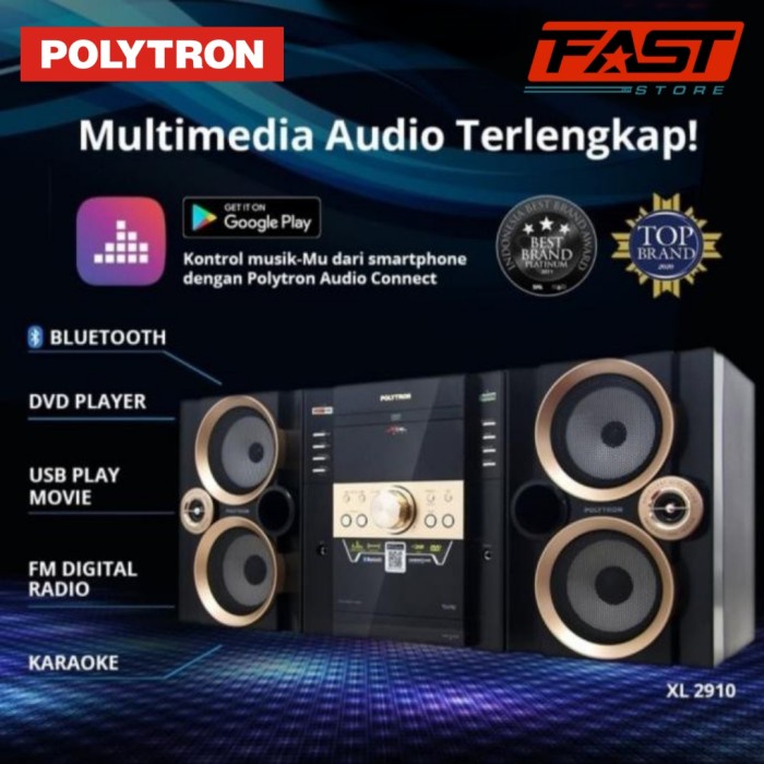 {AbdiStore} Compo Polytron XL 2910 bluetooth dvd Limited