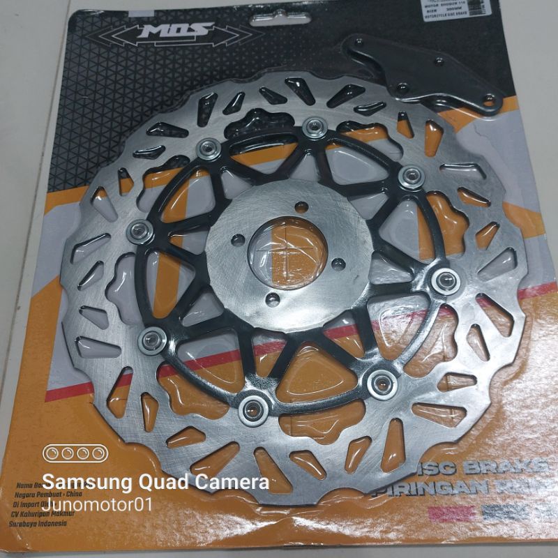 Piringan disc cakram depan mos copy tdr suzuki satria 120/shogun 110 kebo size300mm